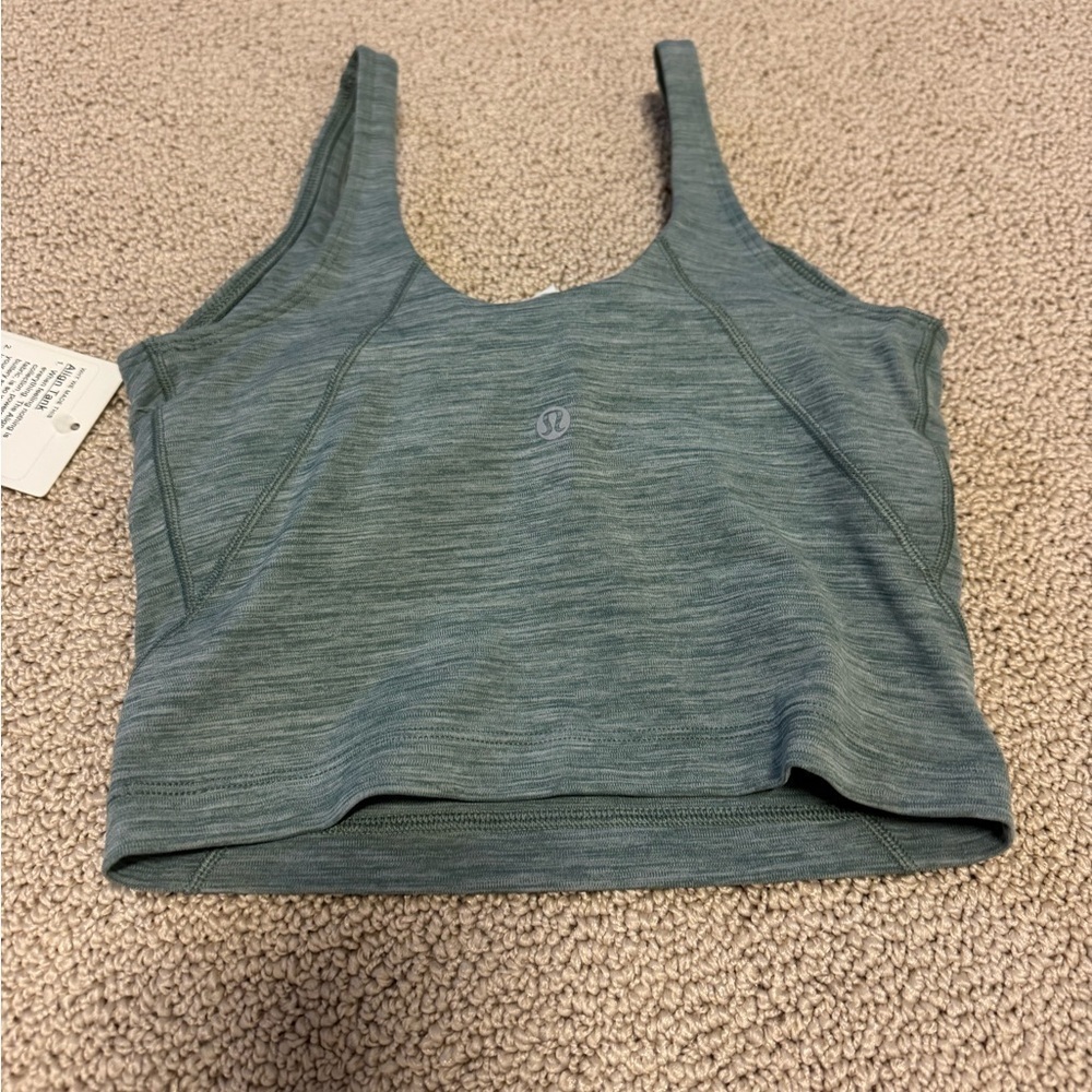 NWT TIDEWATER TEAL SIZE 2 ALIGN TANK - Picture 2 of 3